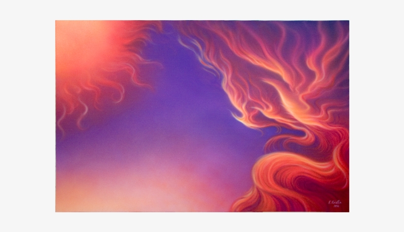 Fire Dragons - Modern Art, transparent png download