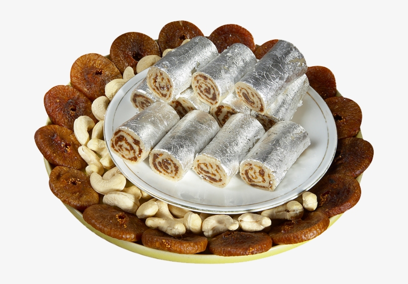 Kaju Anjeer Roll, transparent png download