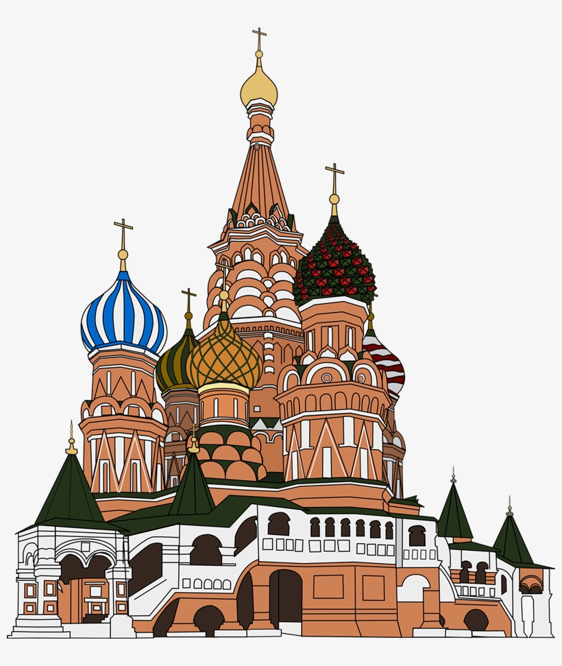 Church Clipart Clip Art - Red Square Russia Clipart, transparent png download
