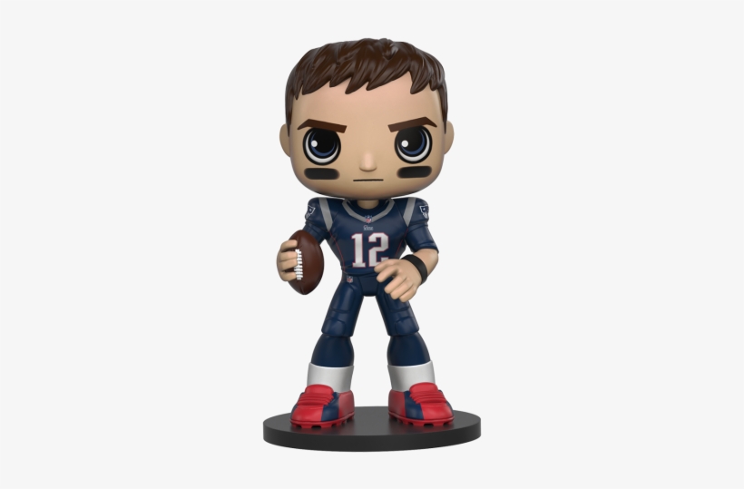 Funko Bobble Head: Nfl Stars - Tom Brady Wobbler Figure, transparent png download