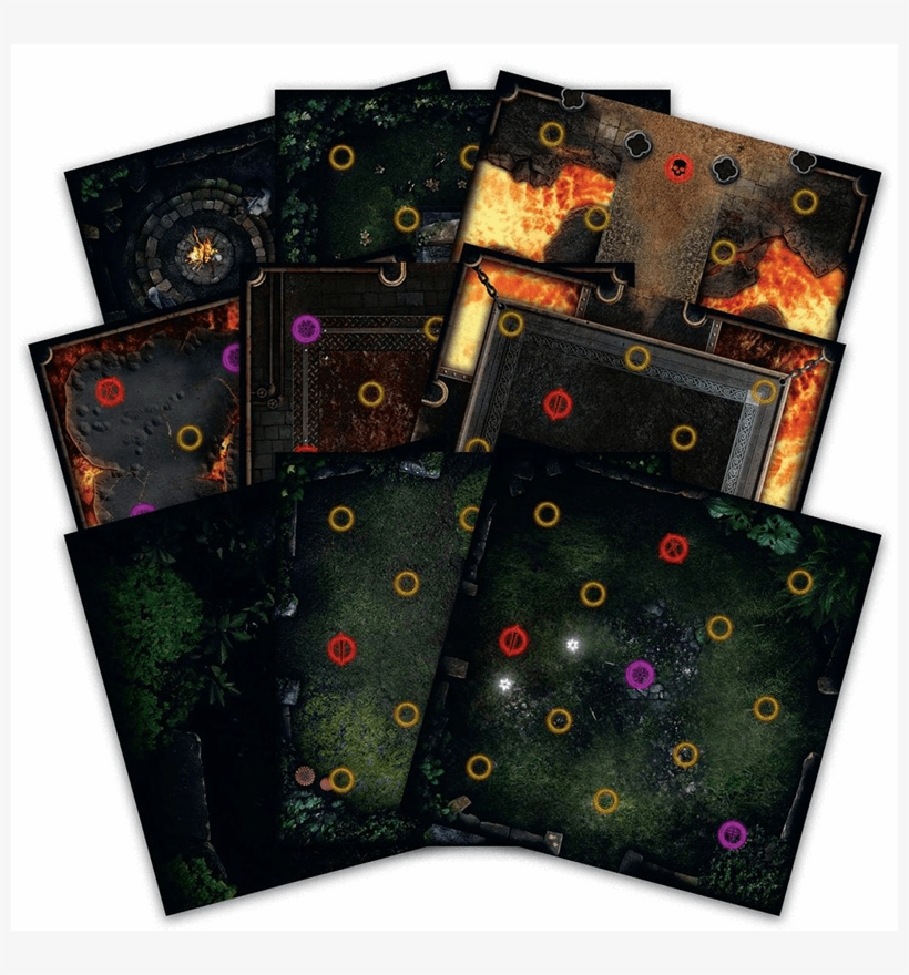 The Board Game Darkroot Basin And Iron Keep Game Tile - Dark Souls The Board Game Darkroot Tile Set, transparent png download