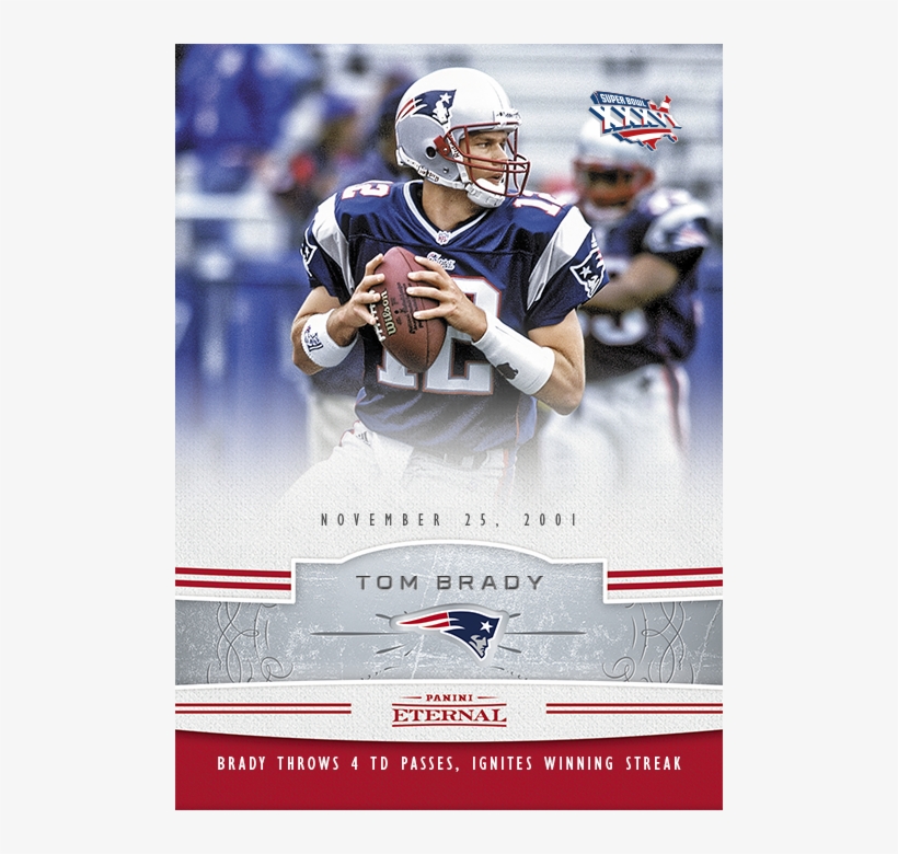Tom Brady Continues The Gridiron Eternal Patriots Anniversary - Kick American Football, transparent png download