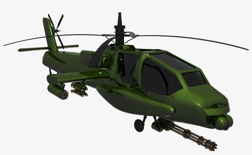 Helicopter Png File - Helicoptero 3d Png, transparent png download