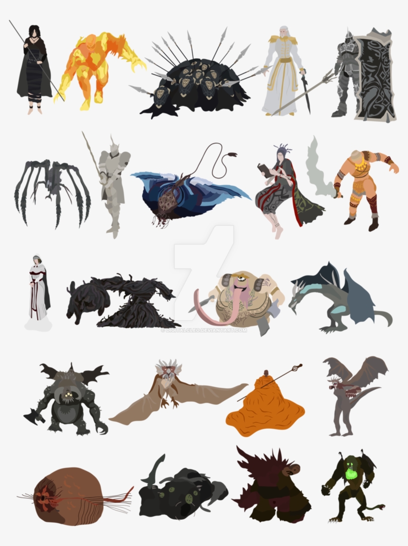 Clipart Sword Dark Souls - Dark Souls All Demons, transparent png download