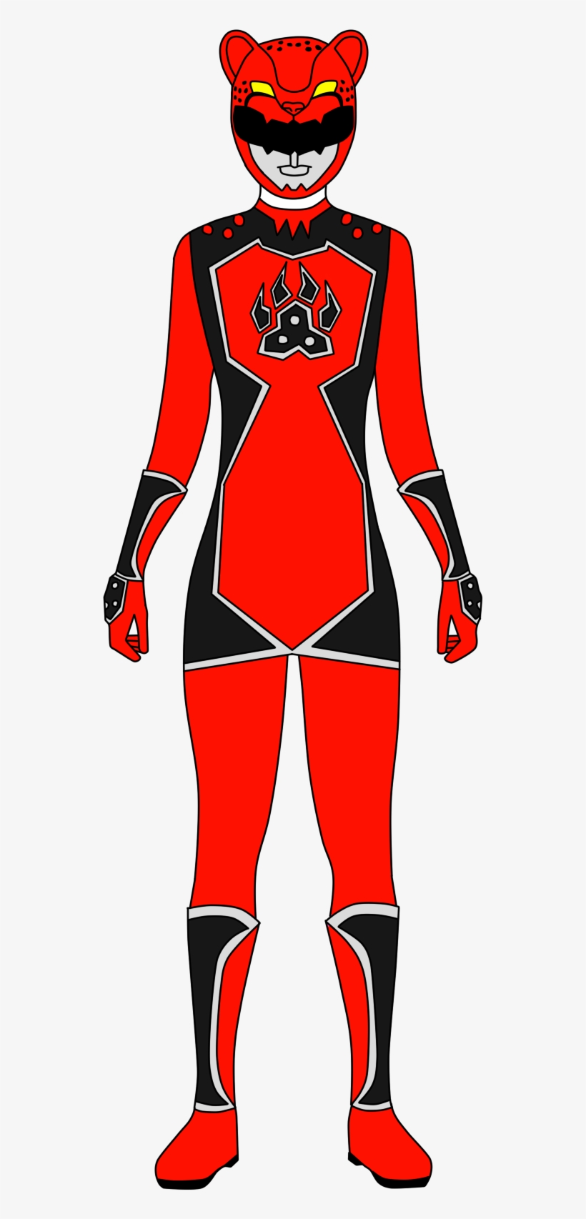 Red Cheetah - Red Ranger PNG Image | Transparent PNG Free Download on