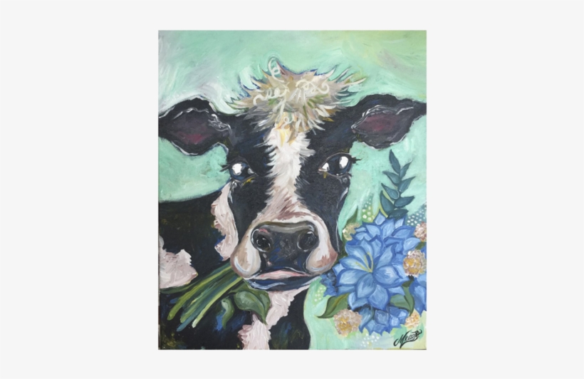 Flower Cow - Southern Gossip Boutique, transparent png download