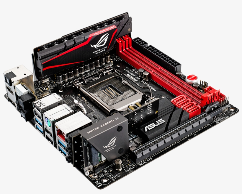 Motherboard Png - Asus Maximus Vii Impact, transparent png download