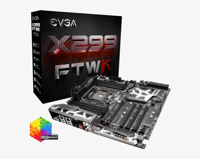 142 Sx E297 Kr - Evga X299 Ftw K, transparent png download