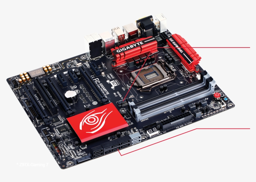 Gigabyte G1 Gaming Motherboards - Gigabyte Ga-z97x-gaming 7 Lga 1150 Z97 Gaming Audio, transparent png download