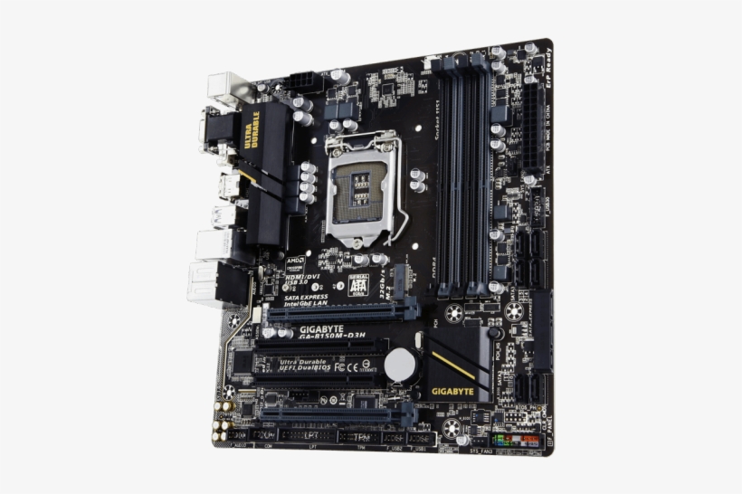Motherboard Png Transparent Images - Gigabyte Ga Z170m D3h Intel, transparent png download