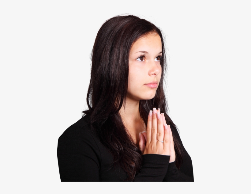 Download Girl Praying Png Image - Prayers Of The Rosary [book], transparent png download