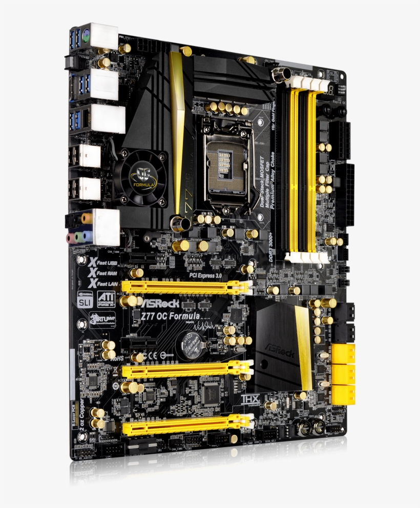 Asrock Reveals Its First Oc-oriented Mainboard Z77, transparent png download