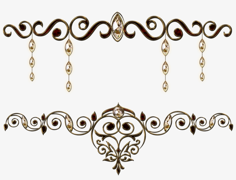 Corner Decorative With Dimmond - Decorative Corners, transparent png download