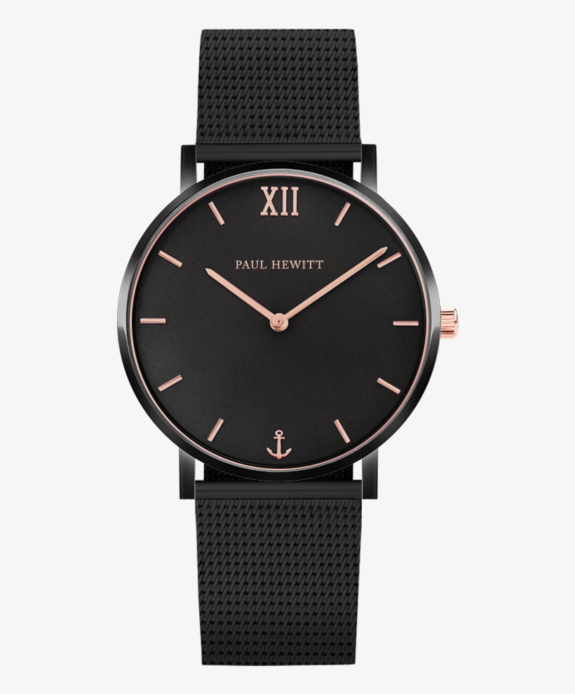 Watch Sailor Line Black Sunray Ip Black / Rose Gold - Ph Sa B Bsr 4s, transparent png download