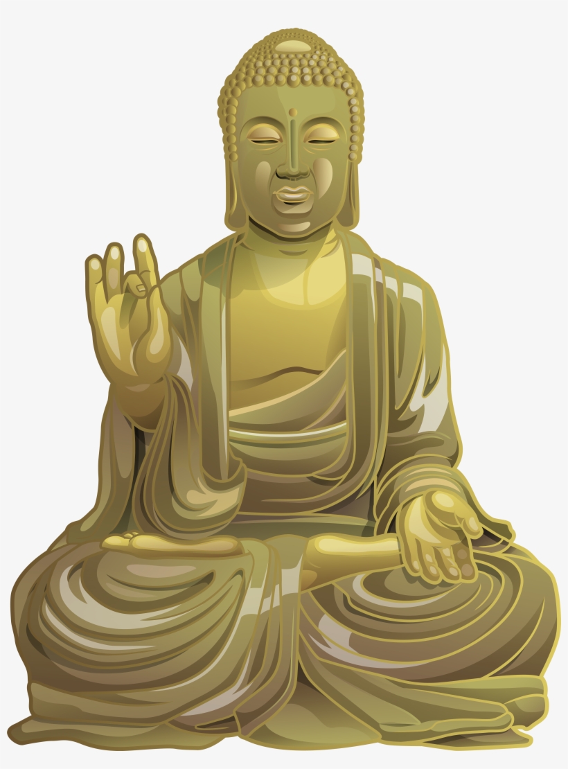 Buddha Statue Png Clip Art - Buddha Statue Png, transparent png download