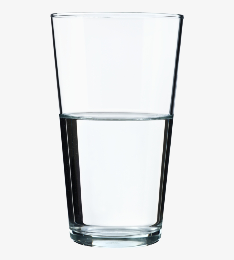 Is The Glass Half Empty Or Half Full - Glass Half Full Clipart, transparent png download