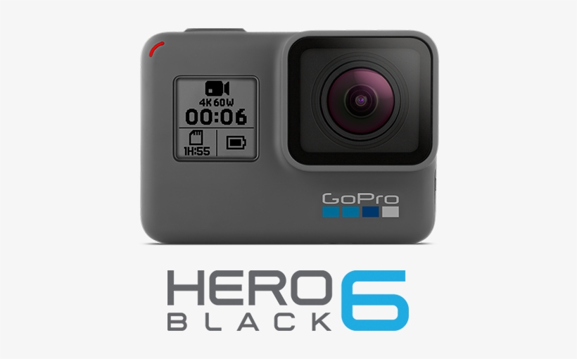 Gopro Hero6 Black - Action Camera - Mountable, transparent png download