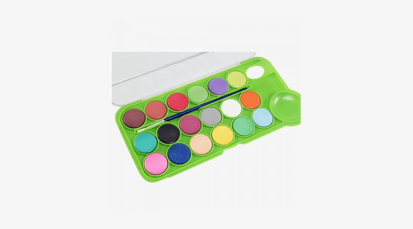 Ypx Aquarelle Water Color Cakes 18 Color With Brush, - Eye Shadow, transparent png download