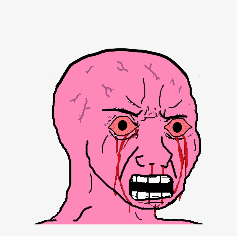 2581484 - Pink Wojak, transparent png download