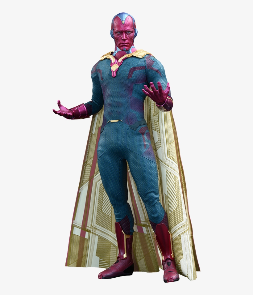 Marvel Vision - Avengers 2 - Vision 1:6 Scale Figure, transparent png download