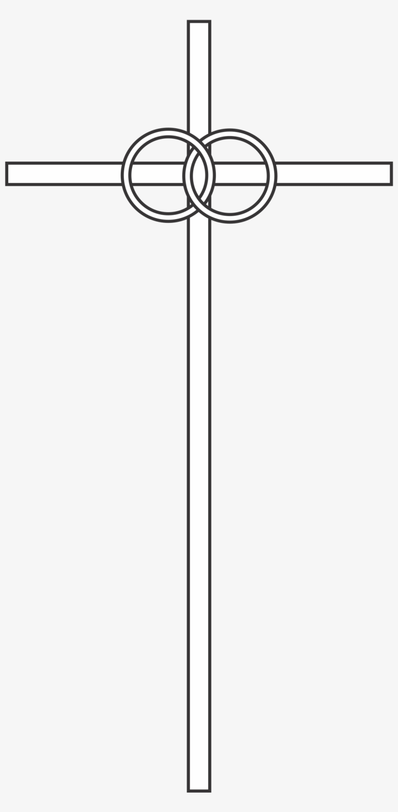 Christening Blue Cross Clipart Clipart - Wedding Cross Clip Art, transparent png download