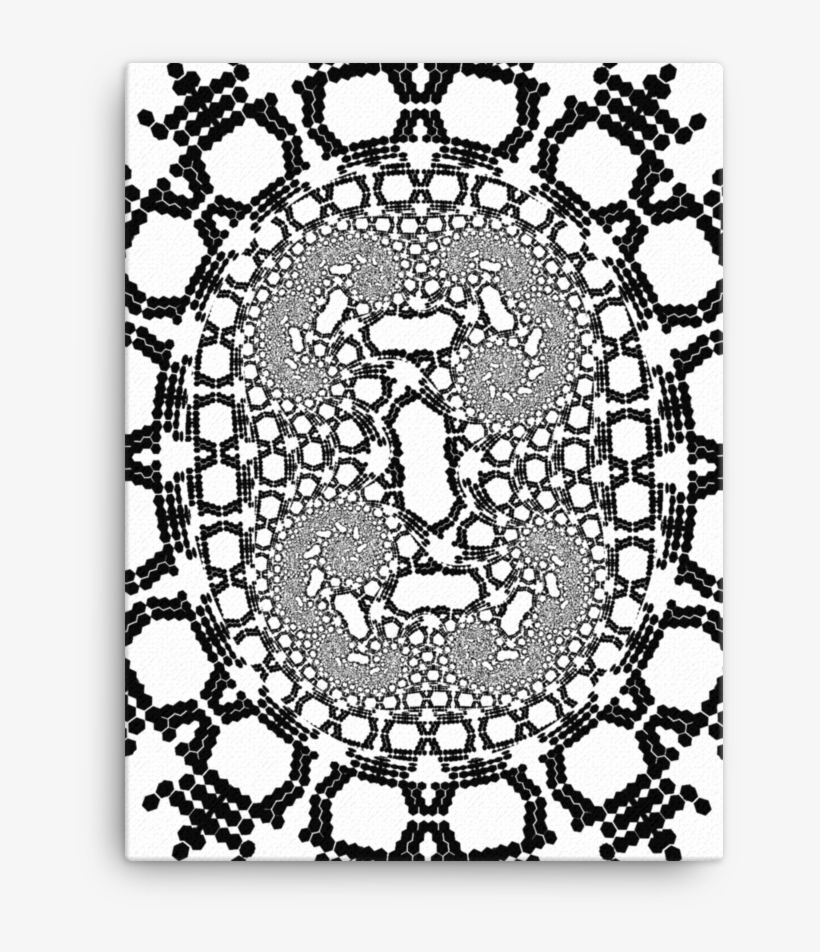 Hex-wave The Kalida Collection Canvas - Circle, transparent png download