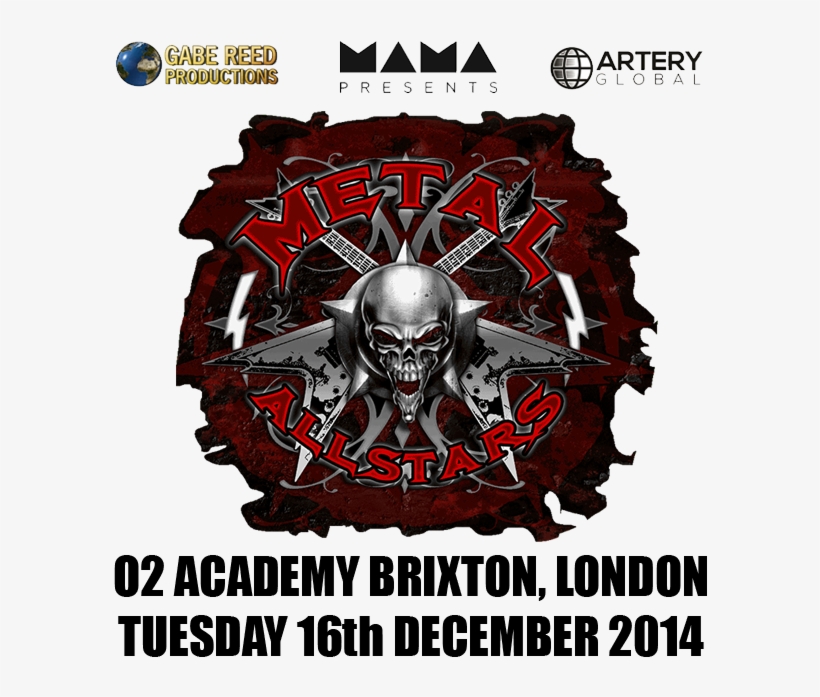Metal All Stars Logo - Metal Allstars, transparent png download