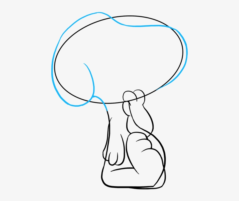 How To Draw Snoopy - Snoopy Easy To Draw, transparent png download