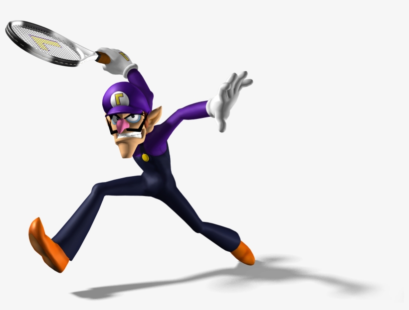 Https - //www - Mariowiki - Com/images/4/4b/waluigi - Mario Tennis Waluigi, transparent png download
