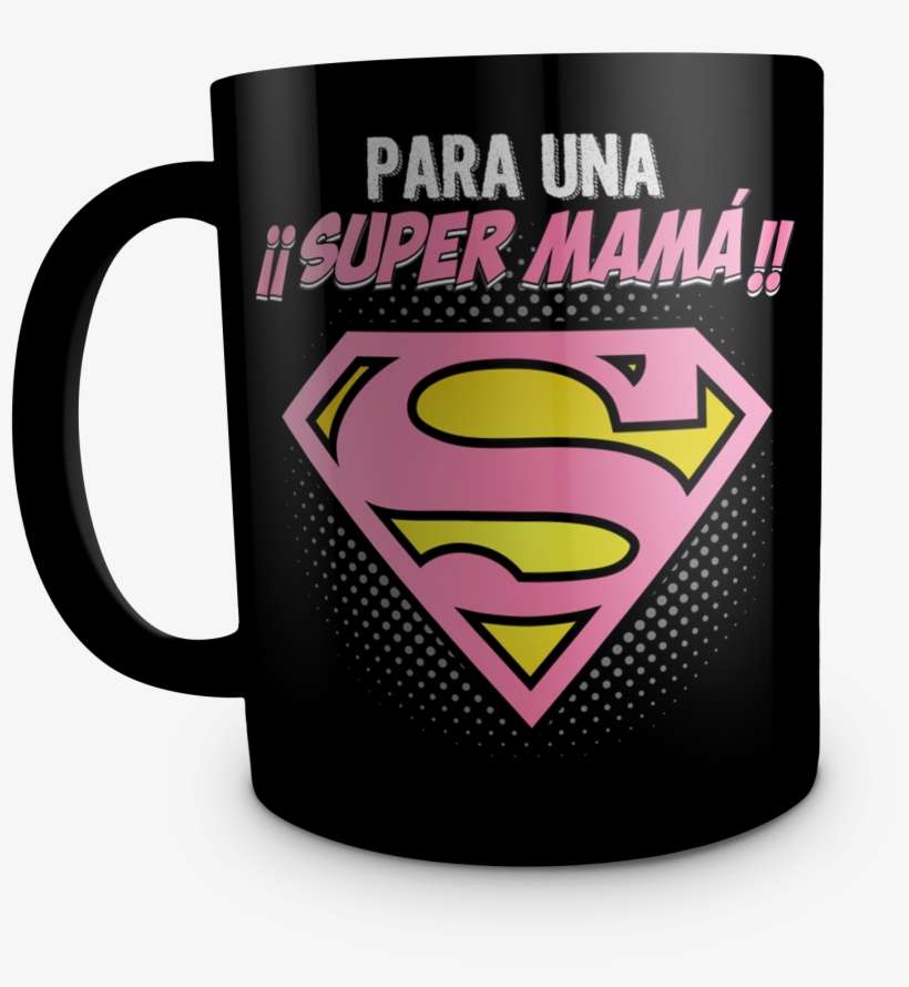 Taza Super Mamá - Superman Logo, transparent png download