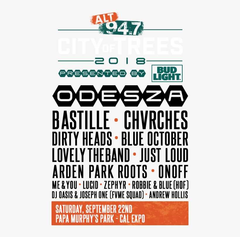 City Of Trees - City Of Trees 2018 Line Up, transparent png download