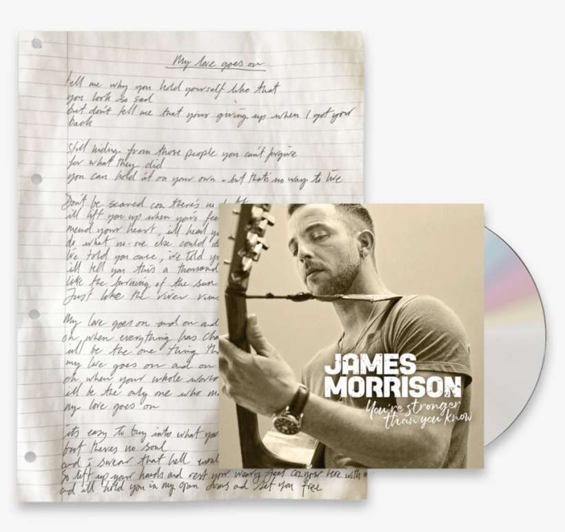 Buy Online James Morrison - My Love Goes On, transparent png download