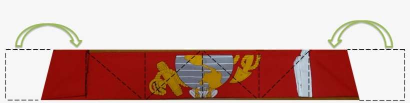 How To Fold A Marine Corps Flag - Marines, transparent png download