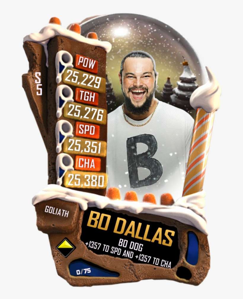 Uncommon Bo Dallas - Wwe Supercard, transparent png download