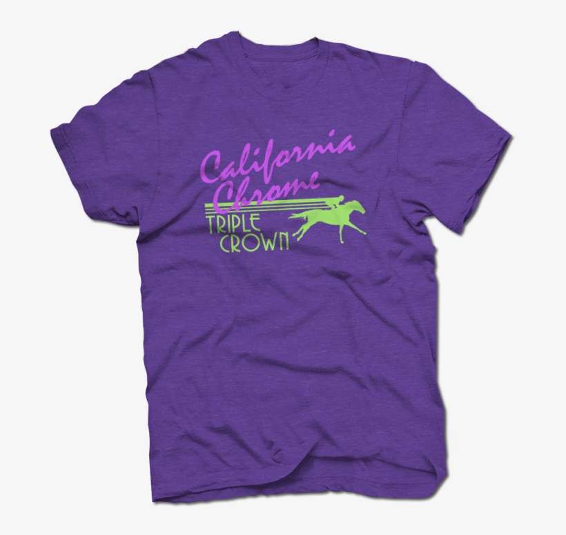 California Chrome Triple Crown Belmont Stakes Shirt - Rock Against Racism Shirt, transparent png download