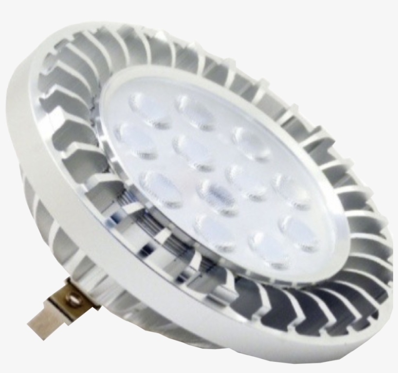 Lampada Led 12w Ar111 Nichia Driver - Light-emitting Diode, transparent png download