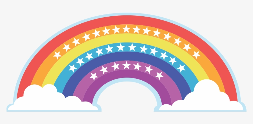 Ad Astra Rainbow Sticker - Sticker, transparent png download