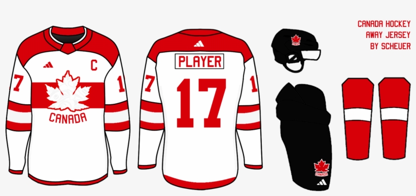 The Home Set Is Red With A White Stripe - Sports Jersey, transparent png download