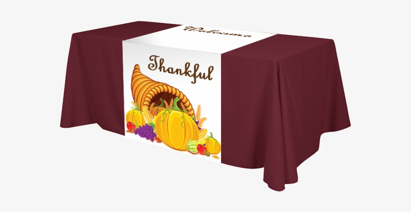 Thanksgiving Table Cover - Exhibit Booth Table Cloth, transparent png download