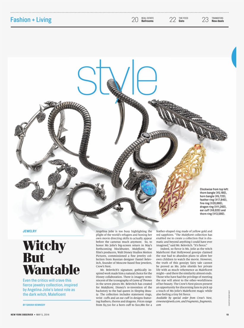 Maleficent Jewelry, transparent png download