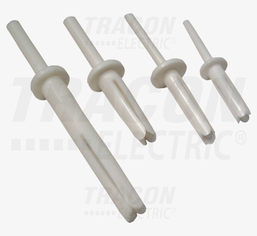 Plastic Rivet For Cable Ducts, 6×25mm, Pe, Plastic - Plastic, transparent png download