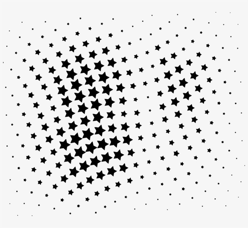 Free Vector Halftone Star Des - Nail Stamping Plates Simpsons, transparent png download