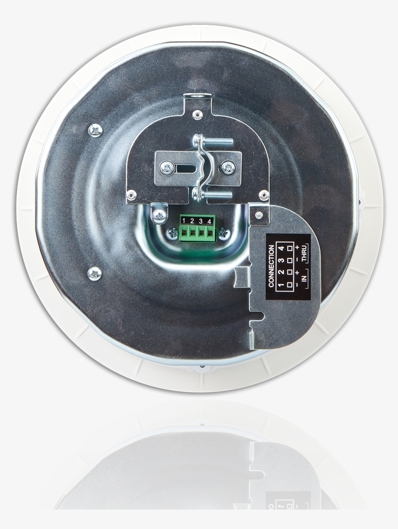 Rear Qsc Audio Ac C6t In Ceiling Speaker Indoor 30 White Png