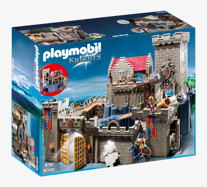 Playmobil Knights Royal Lion Knight`s Castle - Playmobil 6000, transparent png download