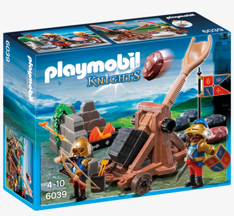 Playmobil 6039 Knights Royal Lion Knights Catapult, transparent png download
