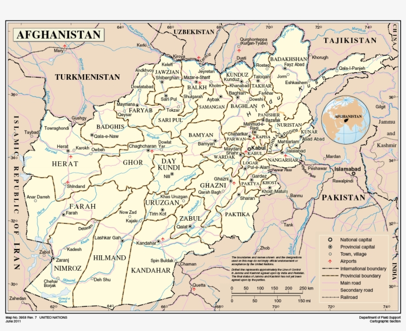 Chapter 1 Criminal Patronage Networks And The Struggle - Map Of Afghanistan, transparent png download