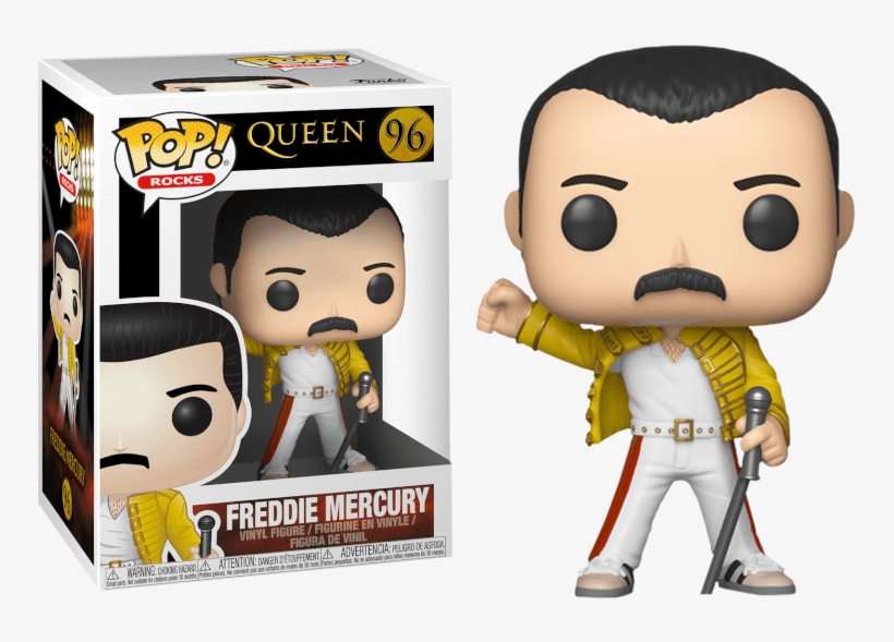 Queen - Freddie Mercury Pop Vinyl, transparent png download