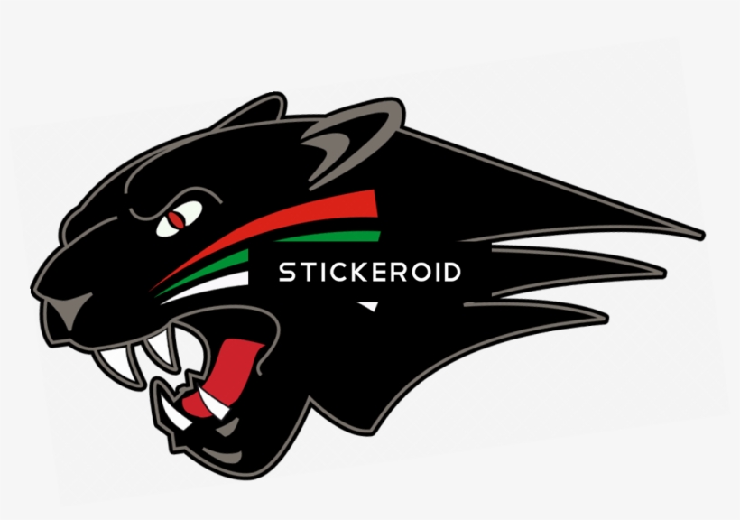 Augsburger Panther Head Logo - Illustration, transparent png download