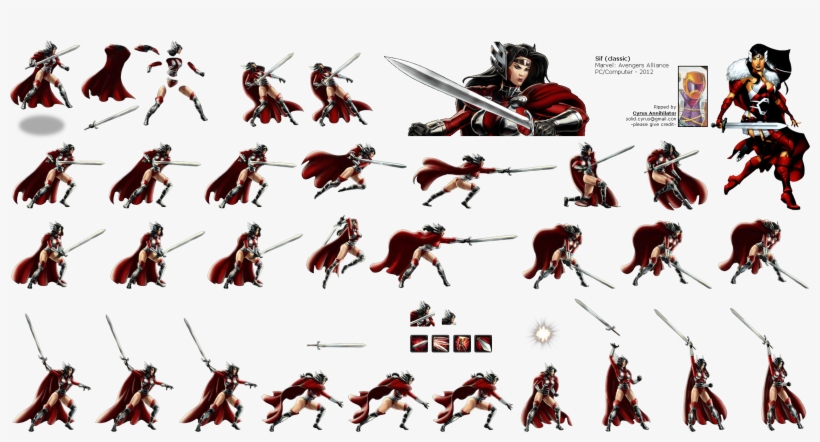 Daredevil Clipart Avengers Alliance - Sif Marvel Avengers Alliance, transparent png download
