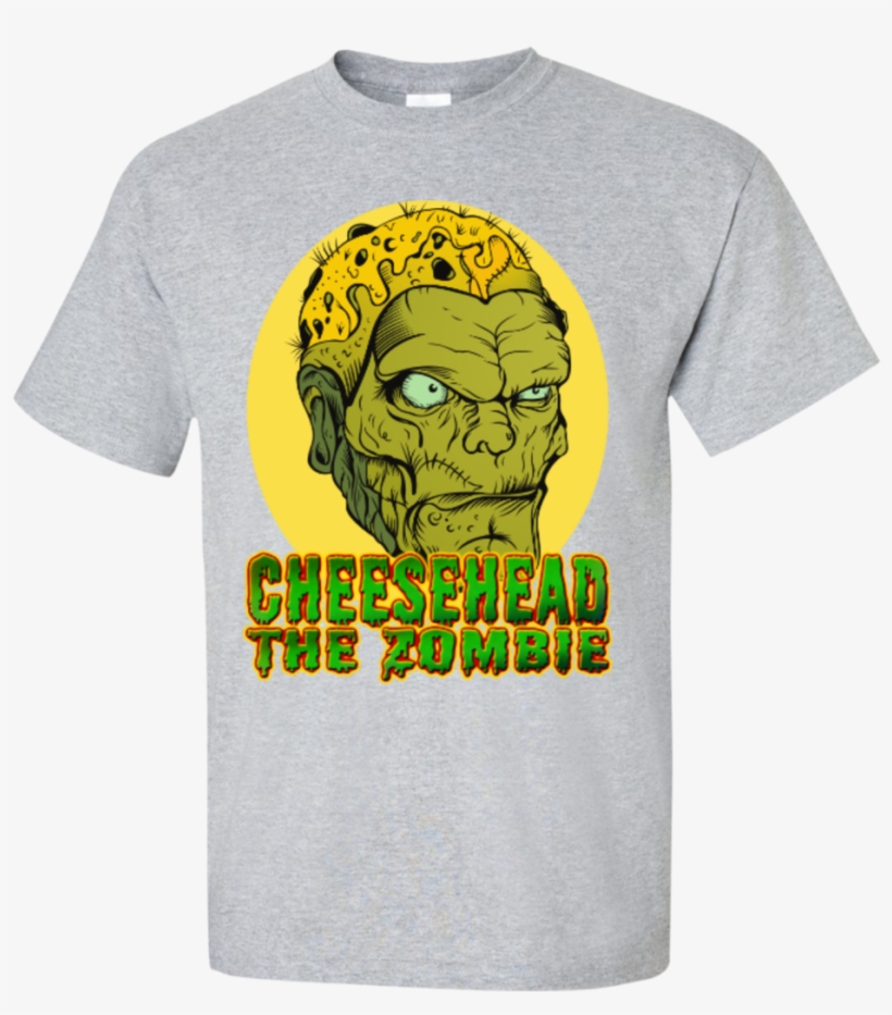 Cheesehead The Zombie - Cool Detroit Lions Tshirts, transparent png download